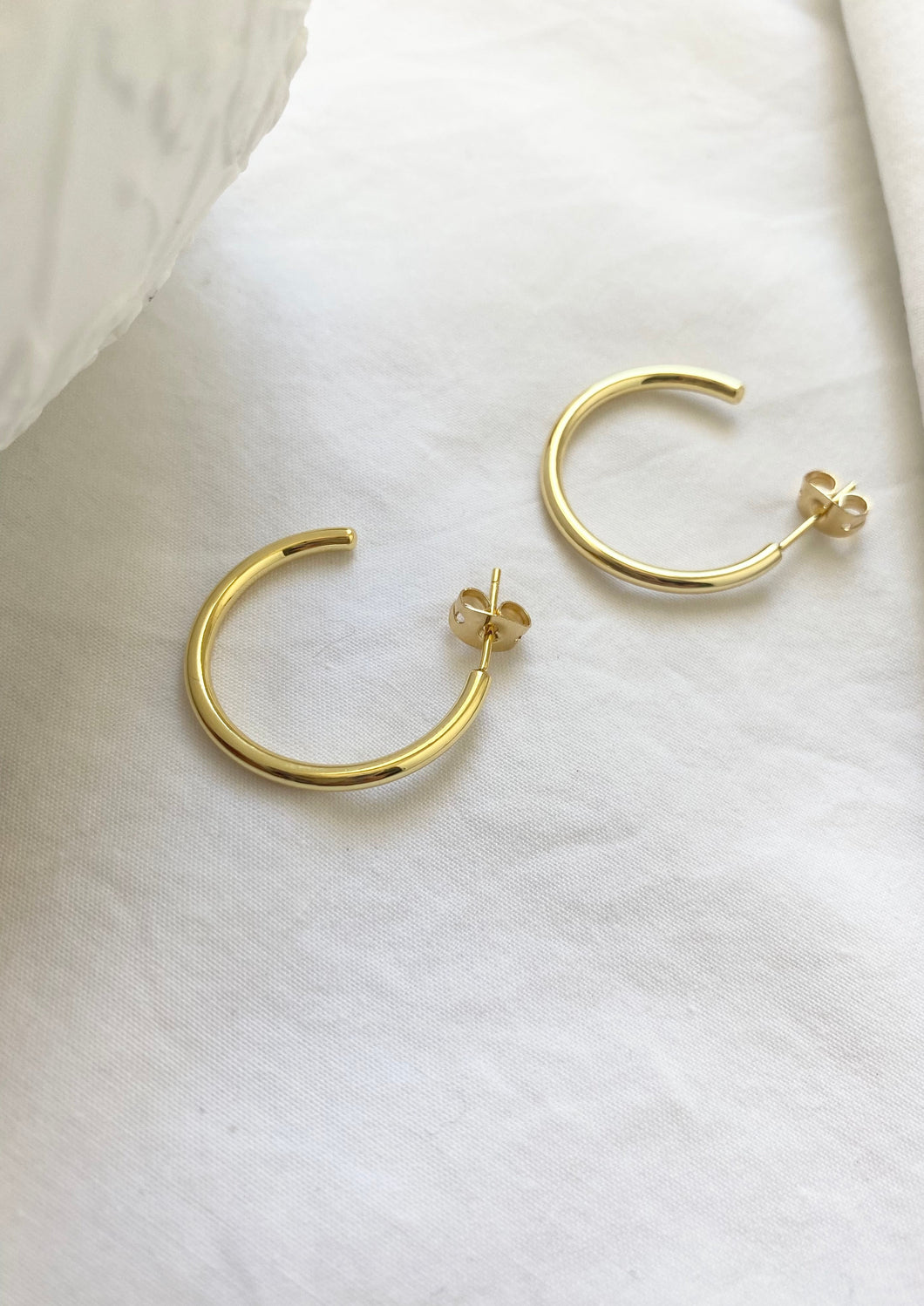 Gold Plated Hoops