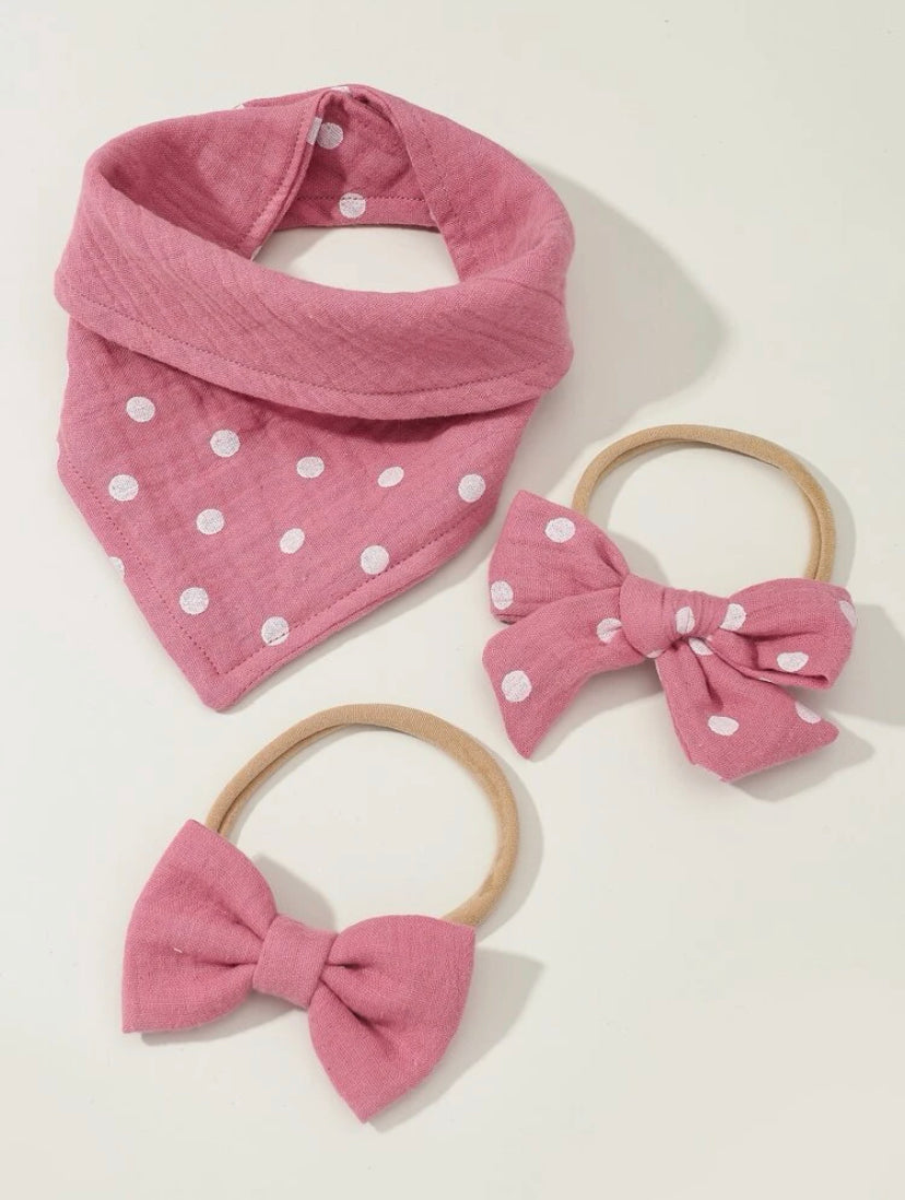 Bandana Bib & Headband Sets